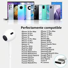 Headphone In-Ear Berkabel dengan Antarmuka Lighting, Audio Berkualitas Tinggi, Mikrofon HD untuk Panggilan, Bass yang Imersif, Headphone In-Ear Universal dengan Kontrol Volume. Kompatibel dengan Ponsel 7-14 inci. - Putih - Empat - View 4