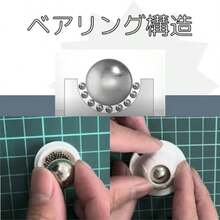 キャスター ラクカル 360° 粘着テープ式 ホワイト 12個セット 幅4.1×奥行4.1×高さ1.8cm 耐荷重30kg 掃除機スタンド 収納ボックス ゴミ箱 木の板 化粧品収納 シンプル おしゃれ 511503 - 黒 - チェックする 4