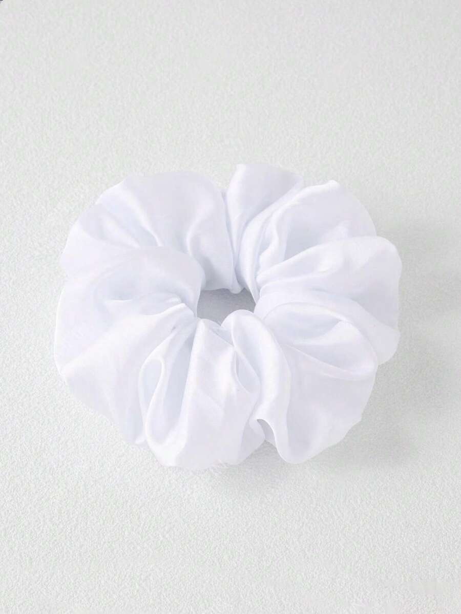 1 Piece Hair Loop Satin Female Hair Accessory - White - View 1