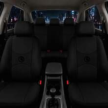 Car Seat Covers Star & Moon Design, All-Season Fabric Full Coverage Seat Covers, Breathable Non-Slip Seat Cushions, Universal For 5-Seater Sedan, SUV, Compact Car - Flat Print - View 18