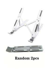 Laptop Stand, Foldable, Height Adjustable, Suitable For Laptop, Phone, Books, Ergonomic Design, Non-Slip Rubber Pads, Suitable For Home, Office, Travel, Bedside Use, Portable And Lightweight, Foldable, Easy To Store, Laptop Accessories - Multicolor - View 10