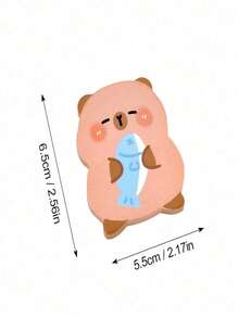 1pc Capybara Sticky Notes, High Quality Cute Memo Paper, Tearable With ...
