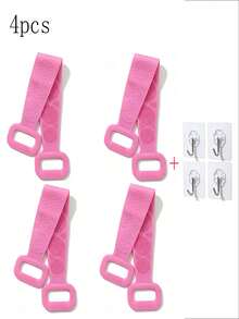 1/2/4pcs Random Color Thorough Full Body Cleansing, No Dead Angles. Soft Bristles Gently Exfoliate And Remove Dead Skin. Suitable For Dry And Wet Use, Can Clean, Care And Massage Skin - Exfoliating Bath Strap - View 18