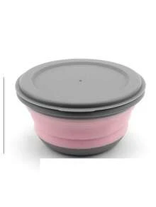 Collapsible Bowl With Lid, Portable Outdoor Folding Lunch Box, Retractable Bowl, Suitable For Travel And Office Storage - Multicolor - View 16