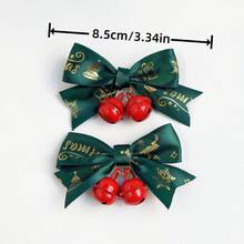 4pcs/2pcs Exquisite Green Bow Shoe Accessories With Red Shoelaces, Christmas Decor For White Sneakers, Flat Shoes, Training Shoes, Perfect Gift For Girlfriend - Multicolor - View 11