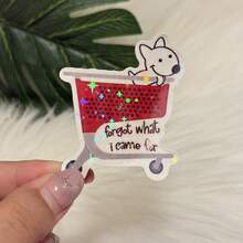 Shopping Cart Sticker | Laptop Sticker | Notebook Sticker | Vinyl Sticker | Sticker For Water Bottle Sticker, Funny Stickers, Cute Stickers, Laptop Sticker, Stickers, Sticker For Laptop - one-size - View 10