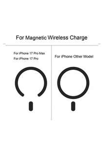 Luxury Matte Wireless Charging Shockproof Phone Case, Compatible With Apple 18/17/16/15/14/13/12/11 Pro Max, With Semi-Transparent Armor Protective Shell - Black - View 3