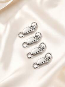 Stainless Steel Lobster Claw Clasps With Closed Jump Rings & 14K Gold Necklace Clasp & Connectors For Jewelry Making, Bracelet Extender - Connectors - View 8