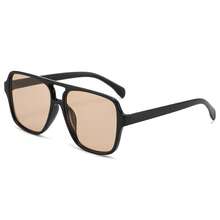 1 Pair Fashion Women's Glasses, Decorative Glasses, Large Frame Aviator Full Frame Glasses - Multicolor - View 8
