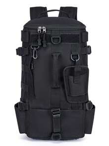Ransel Multifungsi untuk Berkemah di Luar Ruangan, Tas Pancing, dan Tas Joran Pancing, Bahan Kain Baru Musim Gugur/Dingin, Kapasitas Besar, Banyak Kantong, Ransel Pria - MultiWarna - View 8
