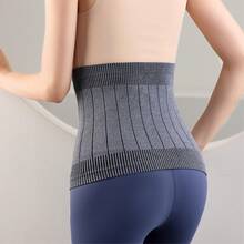 Women's All-Season Constant Temperature Waist Support Band | Warms Uterus, Belly & Back, Cold-Proof, Waist Shaping - Waist Warmer - Black - View 4