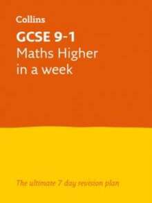 GCSE 9-1 Maths Higher In A Week - Single Book - View 1