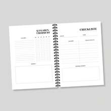 Planners For German Language Passion Discovery And Life Purpose With Guided Reflection, Visualization, Personal Mission, Vision Board, Goal Setting, Weekly Planning, Daily Goals, Task Lists, Checklists, Yearly Review And Notes - A5 - View 4