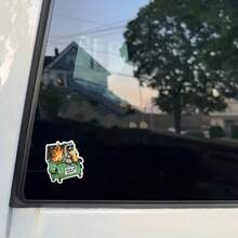 Could Be Worse Sticker, Funny Raccoon Dumpster Fire Decal, Sarcastic Vinyl Sticker For Laptop, Dark Humor Gift - one-size - View 8