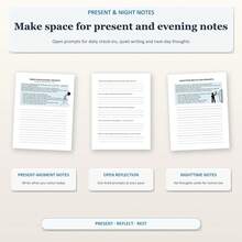 Spiral Notebooks For Overthinking And Everyday Stress Notes, English Edition With Emotion And Thought Logs, Thought Checks, Balanced Views, Inner Voice Notes, Positive Evidence, Weekly Progress And Nighttime Reflection Prompts - A5 - View 7