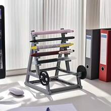 Hasbro 1pc/Gym-Inspired Barbell Pen Holder, Fun Office Storage Organizer - One Size - View 3