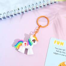 Hasbro Cartoon My Little Pony Unicorn Keychain Cute Car Key Chain Rainbow Horse Unisex Bag Pendant Gift - Multiple Styles - View 6