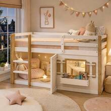 Bunk Bed (90 X 190), Loft Bed, Multifunctional, Can Be Built Underneath To Create A Area, Without Mattress, White - 1 - View 1