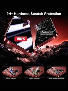 8Pcs Privacy Tempered Glass Screen Protector Full Coverage Anti-Spy Screen Film, Anti-Fingerprint Anti-Scratch High Sensitivity Privacy Phone Screen Protective Glass Compatible With IPhone Duo 18 Pro Max 17 16 15 14 13 12 11 - Black - View 4