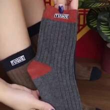 1/5/10 Pairs Men's Mid-Calf Socks - Suitable For All Seasons -- Casual Daily Wear, Outdoor Sports, Business Style, Machine Washable And Hand Washable, Simple Solid Color Pattern - Multicolor - View 7