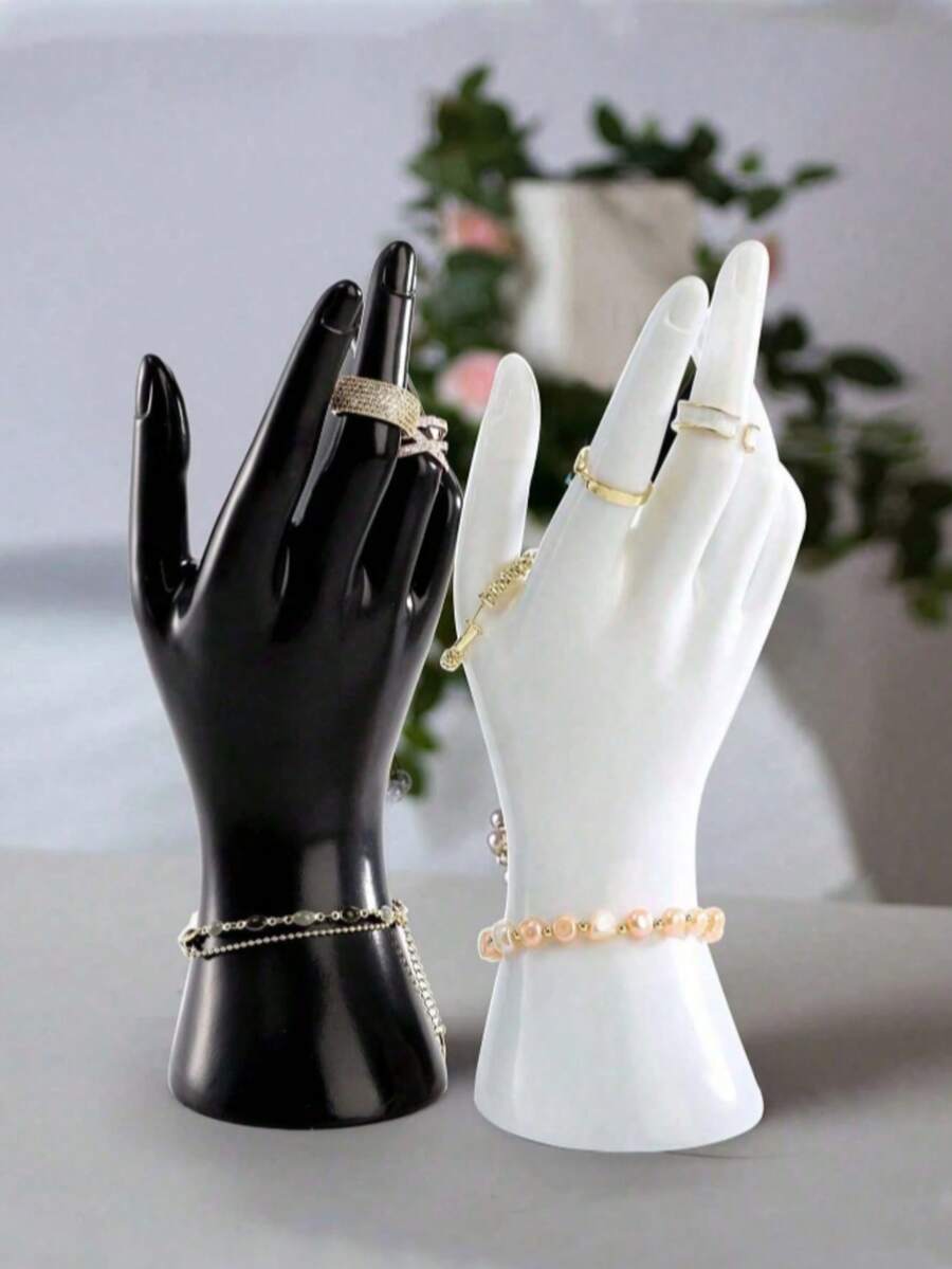 1pc Human Body Model Bracelet, Glove, Ring, Bracelet Jewelry Display Stand, Suitable For Cosmetics, Desk, And Accessories Storage For Women Storage Organizer Travel Essentials Gift Back To School - A - View 1