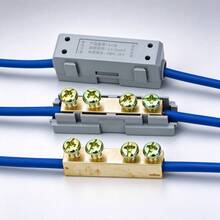 1件 & 3件 高功率電氣連接器,汽車電氣端子,螺絲式端子座配絕緣阻燃外殼,適用於汽車機械工具、男性工具、DIY電路與照明連接 - 對接端子套裝 - 查看 6