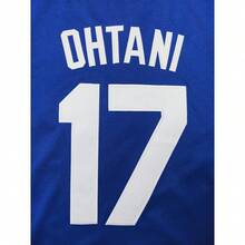 Men's #17 Shohei Blue LosAngeles Baseball Jersey,Letter Embroidery Baseball ,Fan Gift For Game Day - Blue - View 6