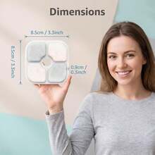 COOYOMOO 12pcs Pet Water Fountain Replacement Filters Cat Dog Water Drinking Fountain Triple Filtration System For PIXI Water Dispenser - 500ml - View 3