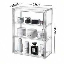 1pc Multi-Functional Transparent Acrylic Storage Box, Dust-Proof Display Box, Suitable For Models, Tools And Books, Clear Storage Box, Product Display Rack, Bag Storage, Toy Storage, Shoe Storage, Cosmetic Storage - Clear - View 7