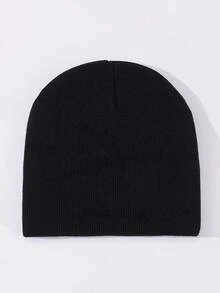 1pc Men's Fashion Versatile Short Beanie Knit Hat Woolen Cap Suitable For Autumn/Winter Warmth Daily Wear - A - View 8