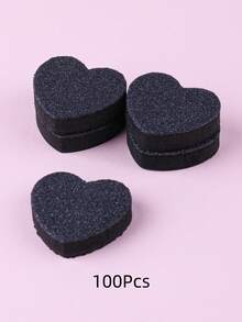 Sponge Nail Buffers Double Sided Foam Nail File Blocks Nail Polishing Sanding Rose/ Black Blocks For Home Salon Manicure Natural Nail Shaping 50Pcs/100Pcs - Multicolor - View 9