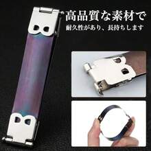 バネ口金 10個セット ポーチ がま口 金具 手作り DIY 銀 8.5cm - シルバー 12cm - チェックする 5