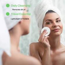 Compact Natural Facial Sponge Makeup & SPA Cleansing Sponge For Exfoliating, Makeup Removal And Face Washing - Multicolor - View 7