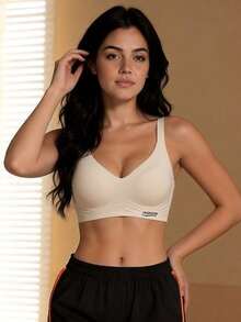 3pcs/Set Women's Small Bust Push-Up Lift-Up Side-Boob Control Anti-Sagging Seamless Adjustable Non-Wired Bra - Multicolor - View 3