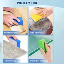6pcs Polishing Tool Set, Polishing Sponge, Handheld Polishing Pad, Multiple Grit Abrasives, Suitable For Tile, Glass, Stone, Marble, Granite, Ceramic, Metal, Can Be Used For Wet And Dry Polishing - A - View 5