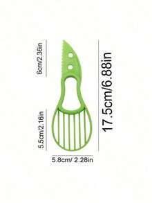 10pcs/7pcs/5pcs/3pcs/1pc Avocado Slicer, 2-In-1 Fruit Divider & Peeler, Plastic Avocado Pitter Kitchen Tool - Multicolor - View 10