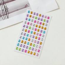 1 Set 1pc Colorful Gem Stickers, Diamond Stickers, Acrylic Crystal Stickers, DIY 3D Decoration, Rhinestone Stickers, Y2K Handmade Stickers, Stickers, Everything Can Be , Bling Bling (Random Color And Arrangement Order For Each Style) - Multicolor - View 9