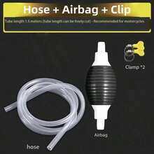 Manual Fuel Siphon Pump, Manual Transfer Pump For Gasoline, Oil And Water, Easy Fuel Line Priming And Liquid Transfer, Multi-Function Tool Suitable For Outdoor Camping, Emergency Repair And Home Use - Multicolor - View 11
