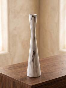 Marble Pattern Slim Waist Vase,Suitable For Living Room, Bedroom, Coffee Table, Wedding, Boho Farmhouse Style Decoration.Home Accent Ornament, Dry Floral Container, Table Centerpiece, Aesthetic Room Decor, Wedding Table Decoration. - Classic Fashion Style - View 14
