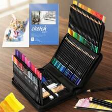 145 Drawing Set Sketching Kit, 145 Pack Drawing Pencils, Drawing Supplies Include Metallic, Colored, Charcoal Pencils, Professional Art Supplies - 145-piece Drawing Pencil Set - View 1