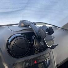 Car Waterfall-Style Phone Holder, Strong Suction Cup Stable And Non-Detachable, Adjustable Angle, Flexible Viewing, Smooth Operation On Rough Roads, Essential Stability - General - View 10