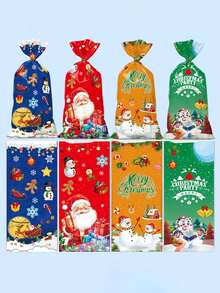 50pcs/Pack Christmas Party Gift Candy Cookie Bags OPP Bags For Baking - View 7