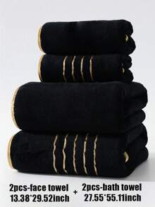4pcs/8pcs - Luxury Towel Set, Highly Absorbent, Quick Drying, Soft And Skin-Friendly, Suitable For Daily Home Life, Bathroom, Gym, Hotel, Spa Center. - Multicolor - View 12