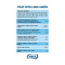 Vidal Bonbons et bonbons - VIDAL Fruit Bites Lima Limón sachet 1,5 kg 250U - Voir 4