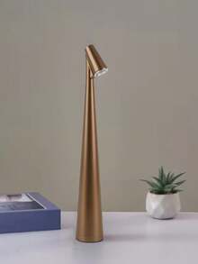 1/2PCS Modern Nordic Design LED Desk Lamp, Eye-Protection Table Lamp, Built-In Rechargeable Battery, Long Battery Life, Touch Control Desk Lamp, Portable Night Light, Suitable For Living Room, Bedroom, Restaurant, Office, Bedside Table And Other Places Decoration Lighting, Holiday Gift - Brown - View 10