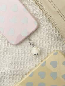 1pc/2pcs Resin Flocked Cartoon Animal Phone Dust Plug, Cute 3D Creative Pet Design, Dust-Proof And Anti-Gray, Can Also Be Used As A Soft Adorable Phone Charm, Compatible With Type-C Interface Phone Dust Plug, Healing Niche Phone Dust Plug - Multicolor - View 15