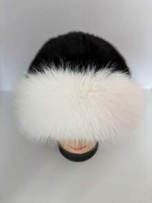 1pc Leopard Print Warm Plush Hat For Women, 2026 Autumn/Winter Retro Thickened Cold-Proof Face-Slimming, Suitable For Cold Weather Wear - Leopard Print Bucket Hat - View 11