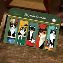 5pcs Magnetic Bookmarks, Cute Animal Magnet Page Markers, Fun Animal Magnetic Bookmarks, Magnet Page Clips, Suitable For Teachers, Reading Party Gifts - Set - View 9