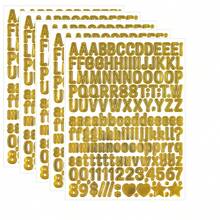 Letter Stickers, Letter & Number Stickers, Suitable For Mailboxes, Home Decor, Signage, Door Decals; Includes Glitter Letter Stickers, Perfect For Scrapbooking, Water Bottles, Mailbox Decoration, Handmade Crafts, Gift Decoration And Personalized Name Label Stickers. - One Size - View 7