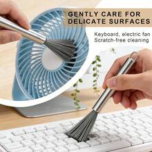 Multi Functional Cleaning Brush, Window Groove Cleaning Tool, Keyboard, Window Sill, Window Seam Cleaning, Groove And Seam Cleaning Brush, No Dead Corners - Multicolor - View 3